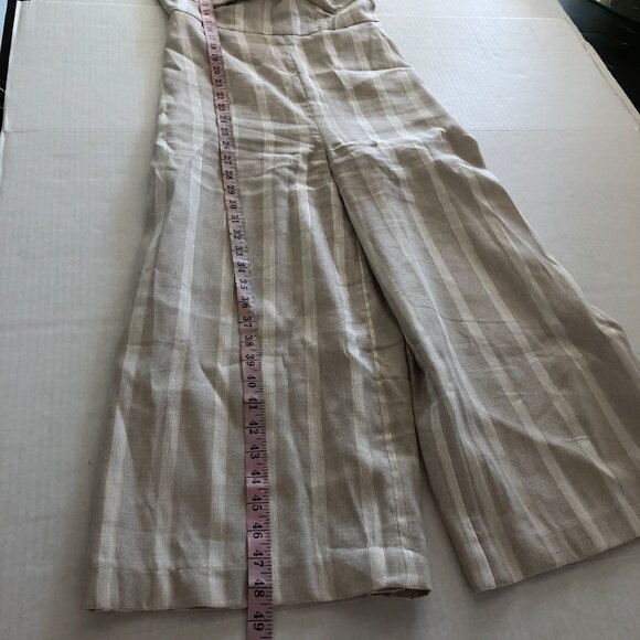 Ted Baker Dacey Women’s Striped Jumpsuit Ted Size 1 = US 4 Being Linen Blend - Picture 12 of 16